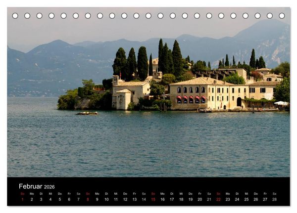 Produktbild: Gardasee / CH-Version (Tischkalender 2026 DIN A5 quer), CALVENDO Monatskalender