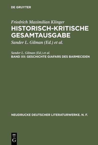 Produktbild: Geschichte Giafars des Barmeciden