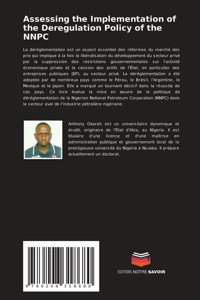 Produktbild: Assessing the Implementation of the Deregulation Policy of the NNPC