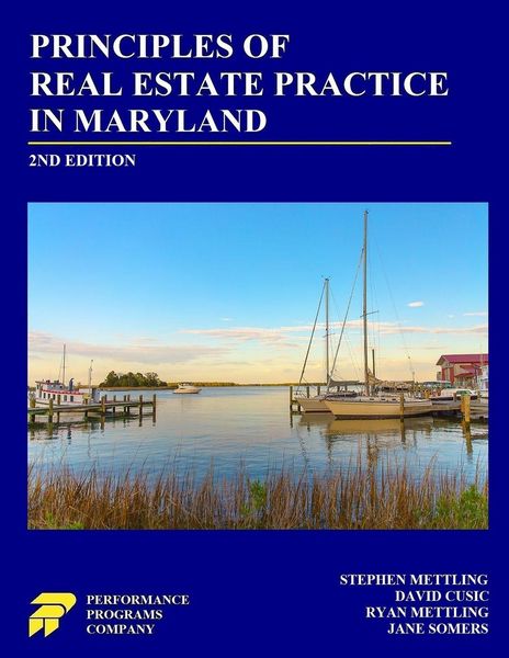 Produktbild: Principles of Real Estate Practice in Maryland