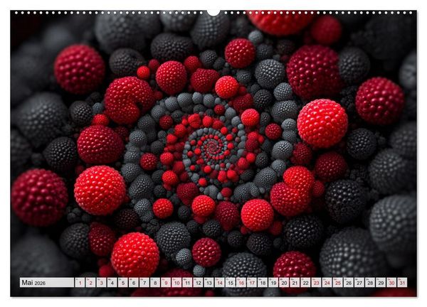 Produktbild: Fibonacci&rsquo;s Garten (hochwertiger Premium Wandkalender 2026 DIN A2 quer), Kunstdruck in Hochglanz