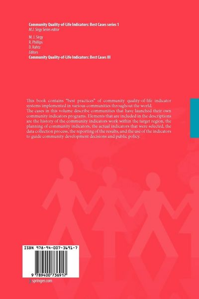 Produktbild: Community Quality-of-Life Indicators: Best Cases III