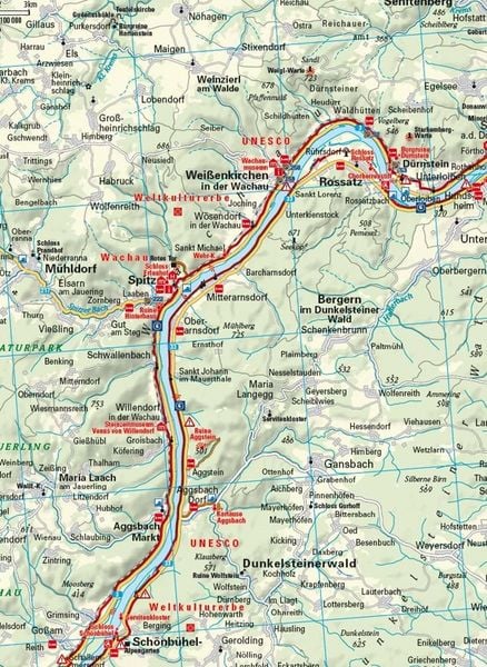 Produktbild: EuroVelo 6 (Basel - Budapest) 1: 100 000