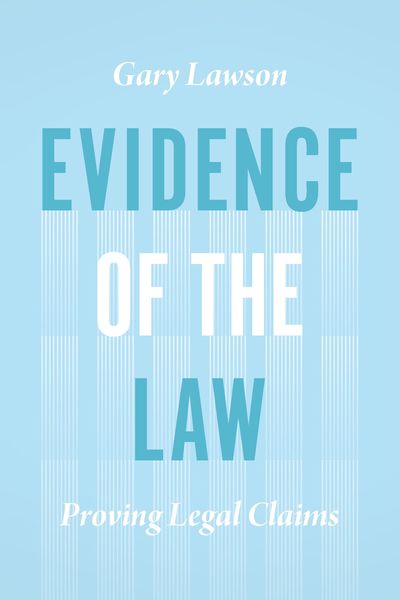 Produktbild: Evidence of the Law