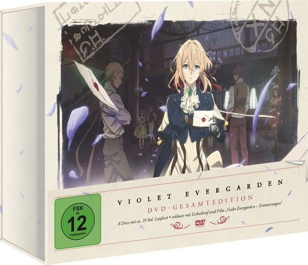 Produktbild: Violet Evergarden - Gesamtedition - Limited Collector's Edition auf 500 St&uuml;ck [8 DVDs]