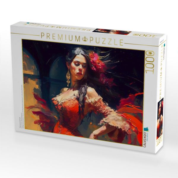 Produktbild: CALVENDO Puzzle Flamencosch&ouml;nheit | 1000 Teile Lege-Gr&ouml;&szlig;e 64x48cm Foto-Puzzle f&uuml;r gl&uuml;ckliche Stunden