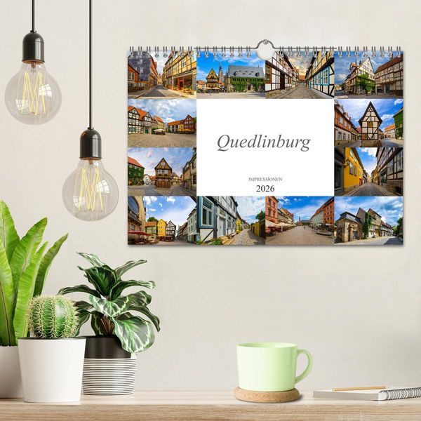 Produktbild: Quedlinburg Impressionen (Wandkalender 2026 DIN A4 quer), CALVENDO Monatskalender