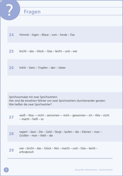 Produktbild: Sprichwortsalat