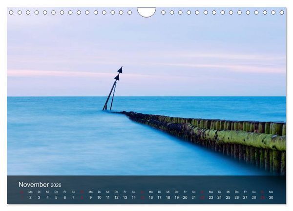 Produktbild: Wangerooge &ndash; Eine Perle in der Nordsee. (Wandkalender 2026 DIN A4 quer), CALVENDO Monatskalender