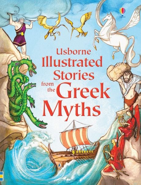 Illustrated Stories from the Greek Myths, Gebundene Ausgabe von Sims Lesley, Usborne Publishing Ltd, 978-1-4095-3167-8