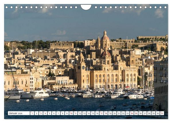 Produktbild: Malta - Gozo und Comino (Wandkalender 2026 DIN A4 quer), CALVENDO Monatskalender