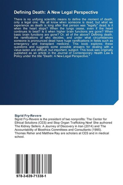 Produktbild: Defining Death: A New Legal Perspective