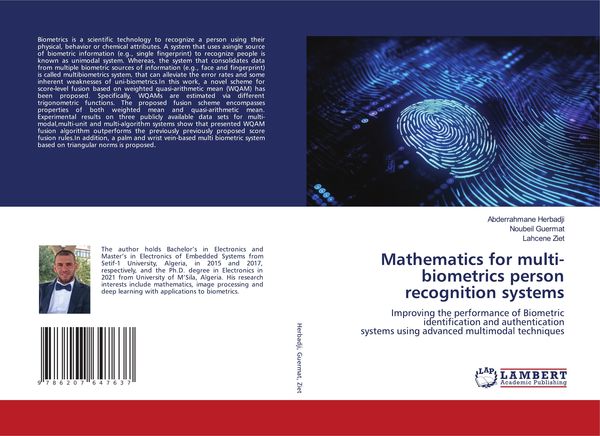 Produktbild: Mathematics for multi-biometrics person recognition systems