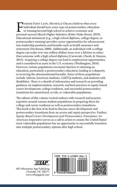 Produktbild: Equity-Based Career Development and Postsecondary Transitions
