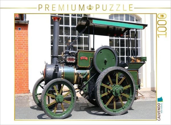 CALVENDO Puzzle Dampftraktor Lena von Wallis u. Steevens, Hampshire, GB, Fabriknummer 2811, Baujahr 1905, Gewicht 3 t. | 1000 Teile Lege-Größe 64x48cm