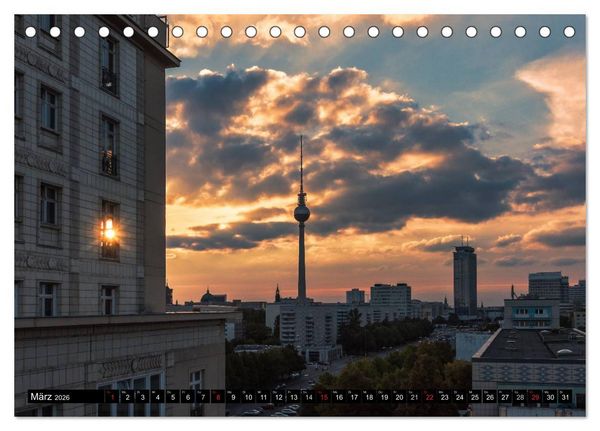 Produktbild: Berlin - Faszination Hauptstadt (Tischkalender 2026 DIN A5 quer), CALVENDO Monatskalender