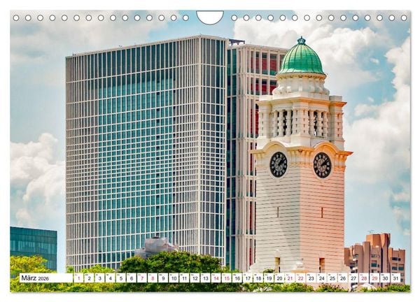 Produktbild: Singapur - faszinierende Stadt (Wandkalender 2026 DIN A4 quer), CALVENDO Monatskalender
