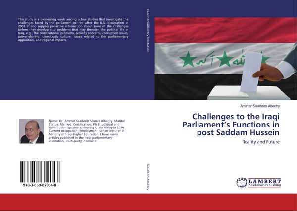 Produktbild: Challenges to the Iraqi Parliament's Functions in post Saddam Hussein