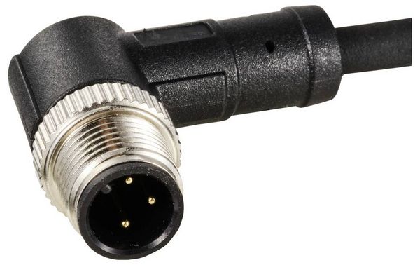 Produktbild: TRU COMPONENTS TC-12833092 Sensor-/Aktor-Anschlussleitung M12 Stecker, gewinkelt 2 m Polzahl Sensoren: 3 1 St.