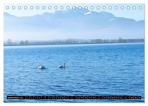 Produktbild: Bons baisers du Chiemsee (Calendrier de bureau 2026 DIN A5 vertical), CALVENDO calendrier mensuel
