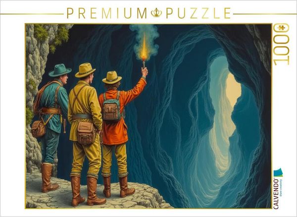 CALVENDO Puzzle Reise zum Mittelpunkt der Erde | 1000 Teile Lege-Größe 64x48cm Foto-Puzzle für glückliche Stunden