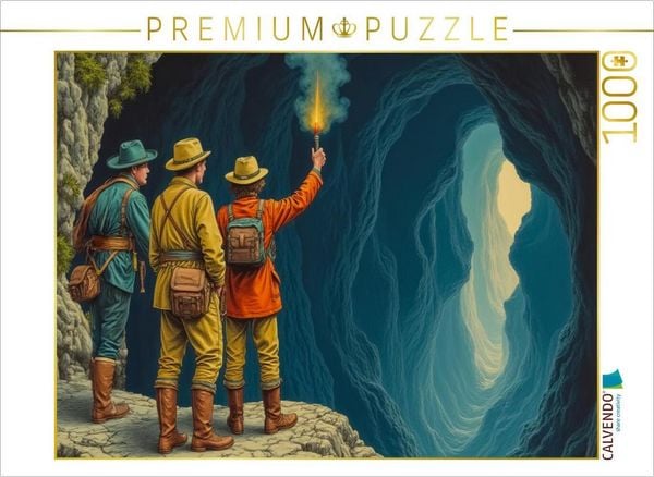 Produktbild: CALVENDO Puzzle Reise zum Mittelpunkt der Erde | 1000 Teile Lege-Gr&ouml;&szlig;e 64x48cm Foto-Puzzle f&uuml;r gl&uuml;ckliche Stunden