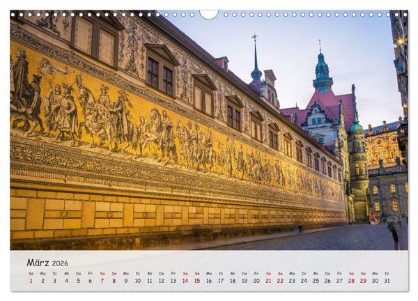 Produktbild: Dresden - Sachsens Perle an der Elbe (Wandkalender 2026 DIN A3 quer), CALVENDO Monatskalender