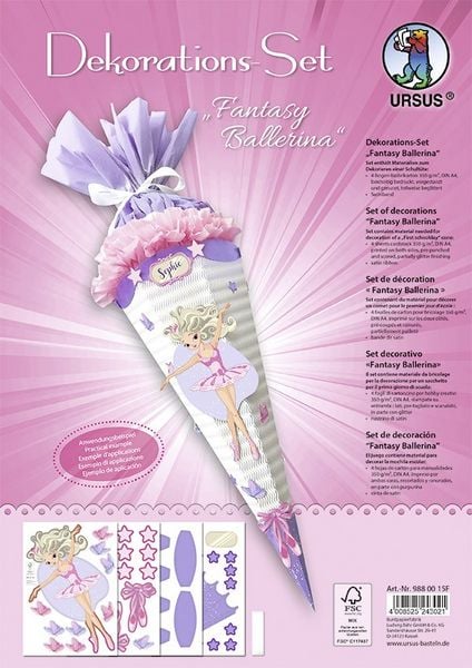 Produktbild: URSUS Dekorations-Set "Fantasy Ballerina"