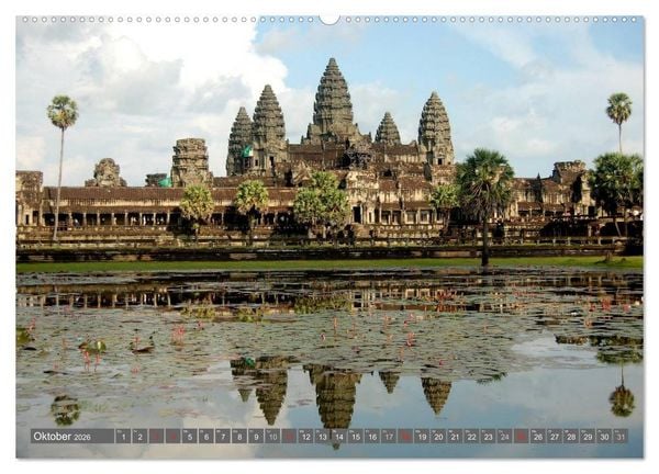 Produktbild: Kambodscha &bull; Angkor Wat (hochwertiger Premium Wandkalender 2026 DIN A2 quer), Kunstdruck in Hochglanz
