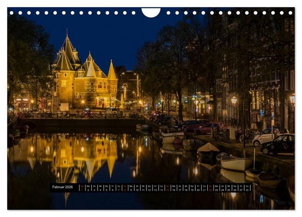 Produktbild: Amsterdam - Impressionen aus dem Grachtengordel (Wandkalender 2026 DIN A4 quer), CALVENDO Monatskalender