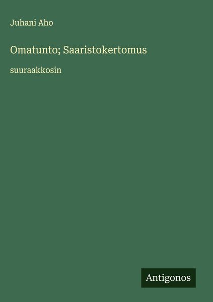Produktbild: Omatunto; Saaristokertomus