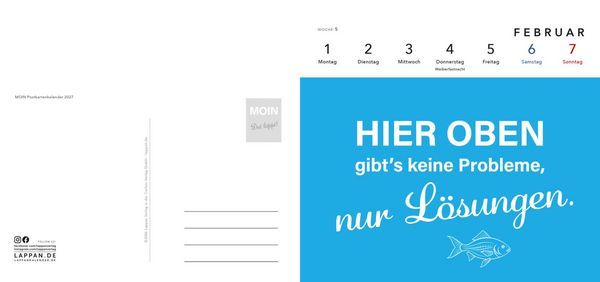 Produktbild: MOIN Postkartenkalender 2027