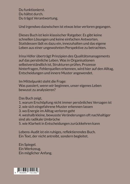Produktbild: Das Audit deines Lebens