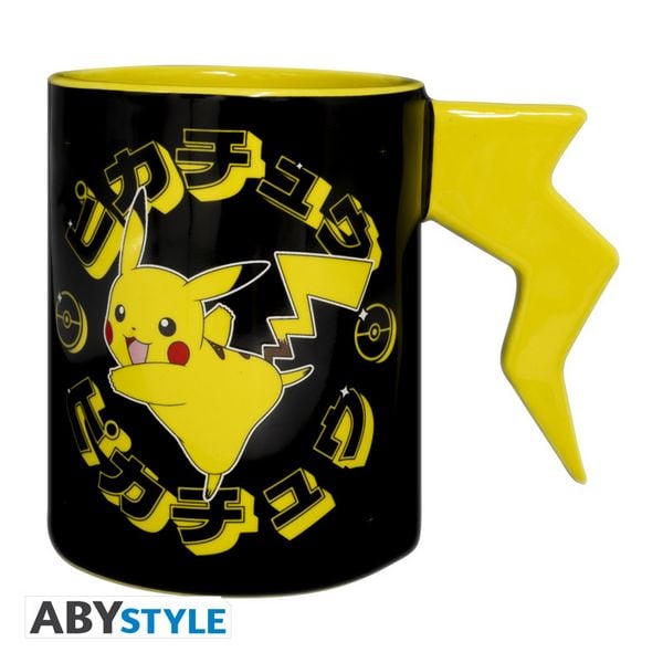 Produktbild: POKEMON - Mug 3D handle - Pikachu lightening bolt