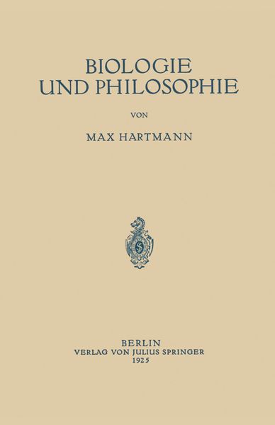 Produktbild: Biologie und Philosophie