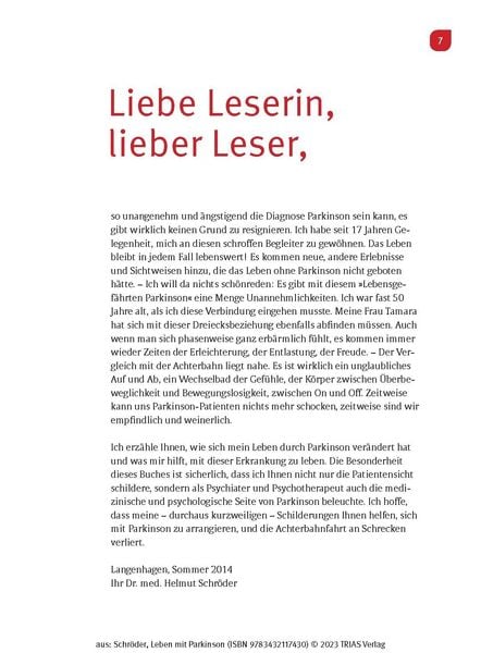 Produktbild: Leben mit Parkinson