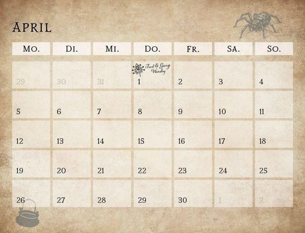 Produktbild: Der inoffizielle K&uuml;chenkalender f&uuml;r Harry Potter Fans 2027