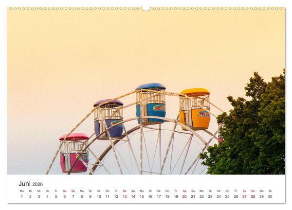 Produktbild: Riesenr&auml;der - Ein Spa&szlig; f&uuml;r jung und alt. (hochwertiger Premium Wandkalender 2026 DIN A2 quer), Kunstdruck in Hochglanz