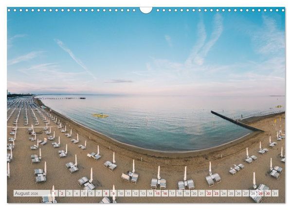 Produktbild: Lignano in Italien. Sommer Strand und Meer (Wandkalender 2026 DIN A3 quer), CALVENDO Monatskalender