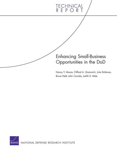 Produktbild: Enhancing Small-Business Opportunities in the Dod 2008