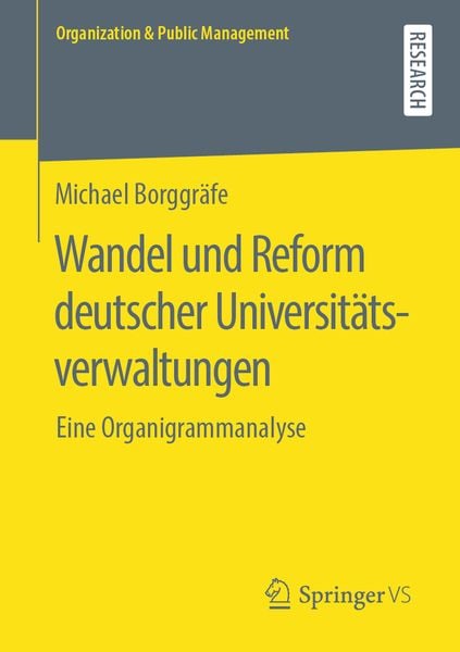 Produktbild: Wandel und Reform deutscher Universit&auml;tsverwaltungen