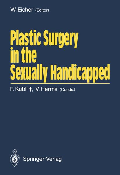 Produktbild: Plastic Surgery in the Sexually Handicapped