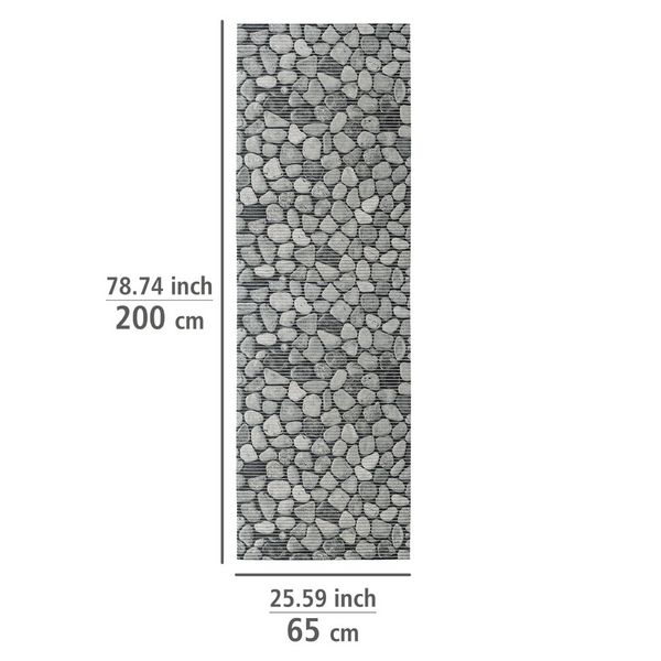 Produktbild: Badematte Sassi, 65 x 200 cm, zuschneidbar