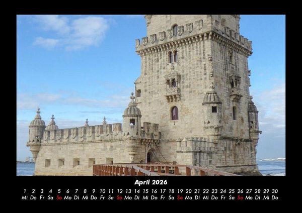 Produktbild: Lissabon 2026 Fotokalender DIN A3