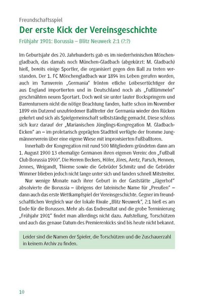 Produktbild: Borussia M&ouml;nchengladbach - die 100 wichtigsten Spiele
