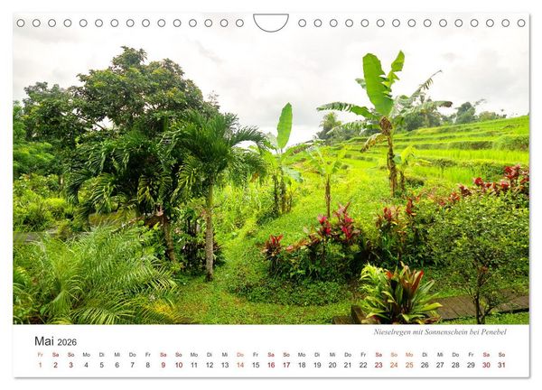 Produktbild: Impressionen einer Reise durch Bali (Wandkalender 2026 DIN A4 quer), CALVENDO Monatskalender