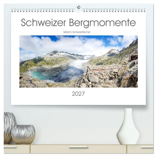 Produktbild: Schweizer Bergmomente (hochwertiger Premium Wandkalender 2027 DIN A2 quer), Kunstdruck in Hochglanz