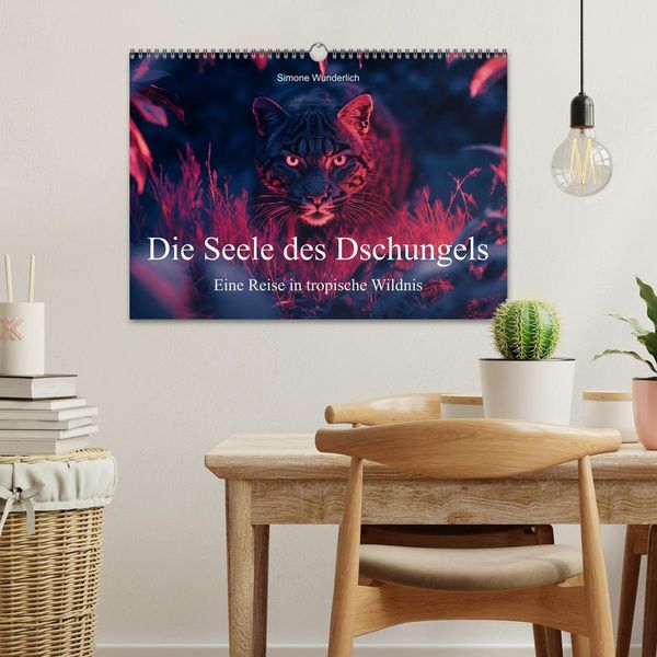 Produktbild: Die Seele des Dschungels - Eine Reise in tropische Wildnis (Wandkalender 2026 DIN A3 quer), CALVENDO Monatskalender