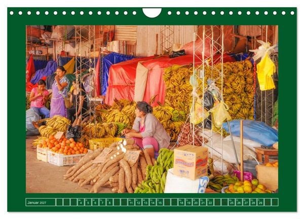Produktbild: Bolivien - Marktimpressionen (Wandkalender 2027 DIN A4 quer), CALVENDO Monatskalender