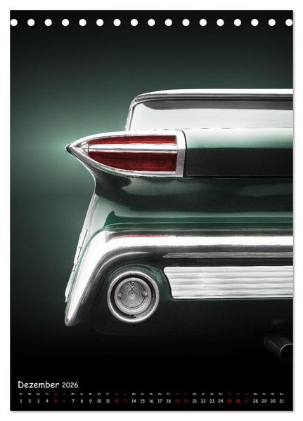 Produktbild: Amerikanische Autos 1950er bis 1980er Favoriten (Tischkalender 2026 DIN A5 hoch), CALVENDO Monatskalender